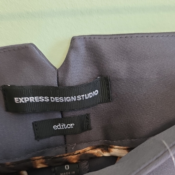 Express Men's Slate Gray Dress Pants - Picture 3 of 6